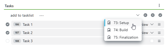 Create structured task lists easily