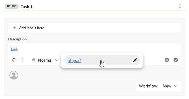 Link documents in the decsription